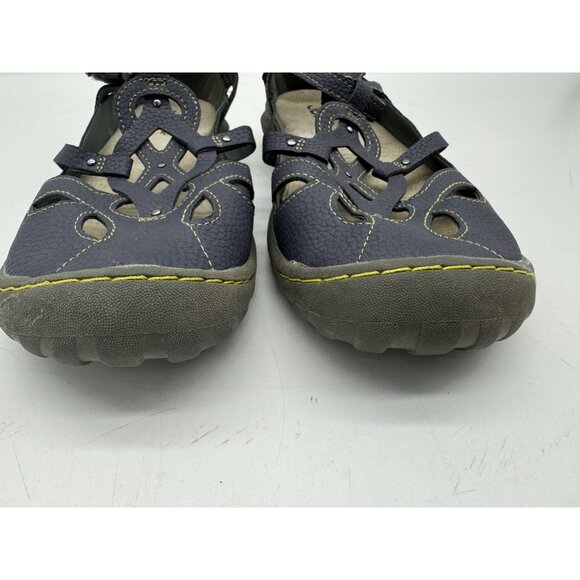 JBU by Jambu Women Sydney Mary Jane Sandals Size 10M Blue Slip On Casual Leather - Picture 7 of 14